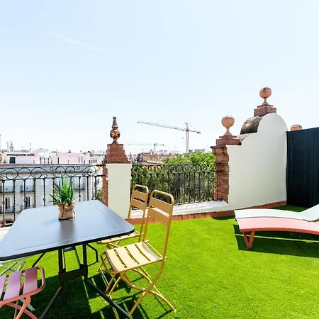 Colorful Terrace Urban Siviglia