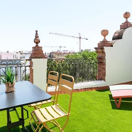 Colorful Terrace Urban Siviglia